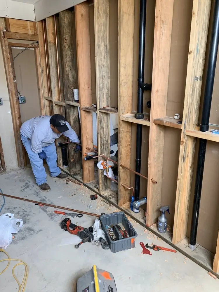 Commercial rough-in plumbing for Gas Line Repair in Upper Vailsburg
